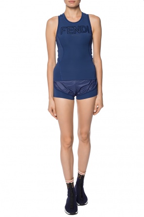 Logo-embroidered shorts, zdjęcie 2 Logo-embroidered shorts od Fendi